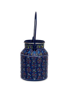 navy blue painted bucket with lid - 1250484 - Standard Image - 2