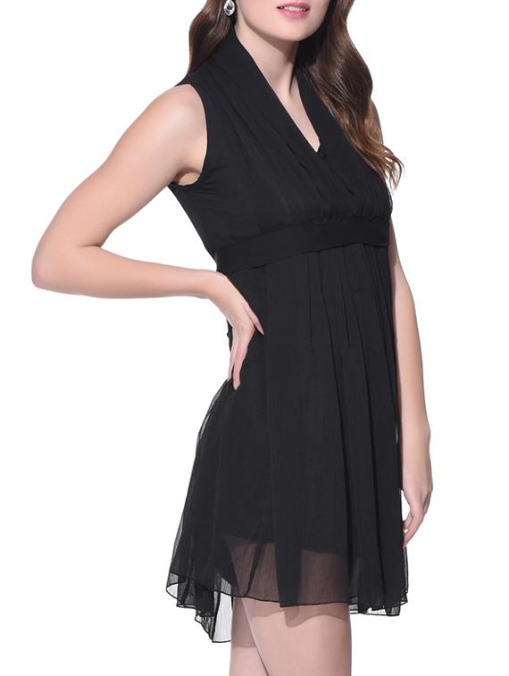 black chiffon dress - 12506981 - Zoom Image - 2
