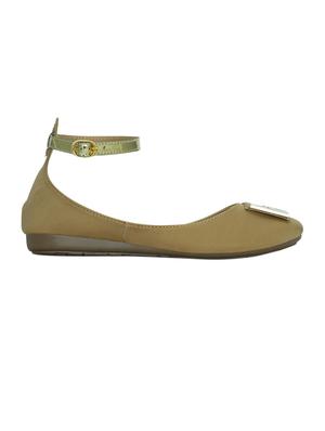 beige ankle strap ballerina - 12508715 - Standard Image - 2