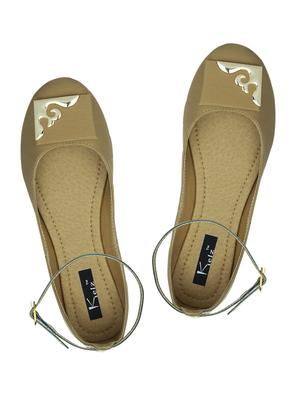 beige ankle strap ballerina - 12508715 - Standard Image - 4