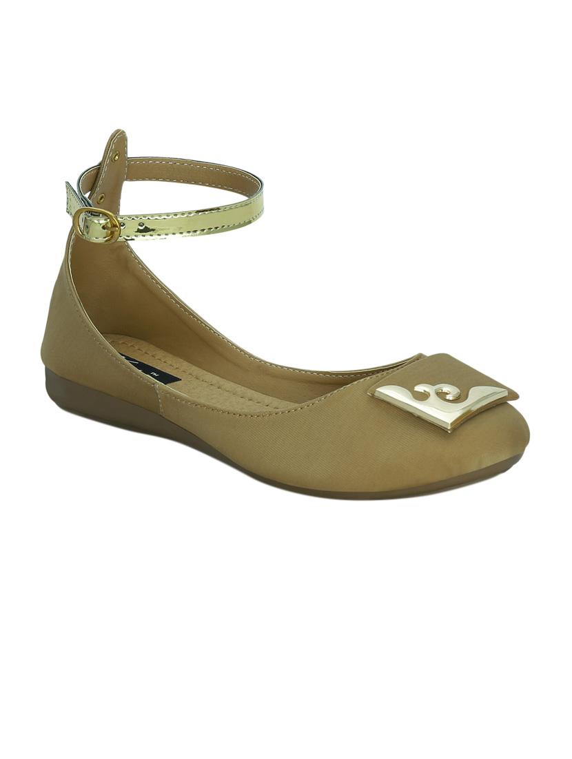 beige ankle strap ballerina - 12508715 - Zoom Image - 1