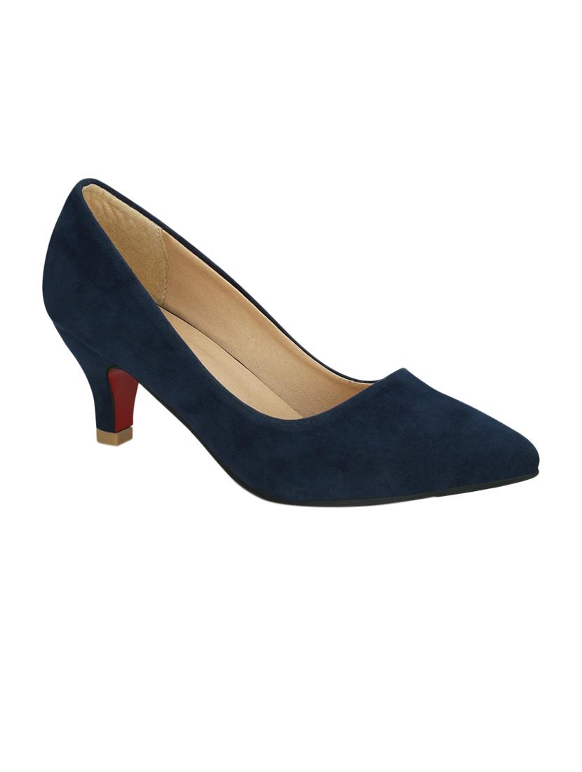 navy suede pump - 12508747 - Zoom Image - 1