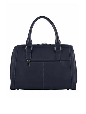 blue leather handbag with sling - 12512838 - Standard Image - 2