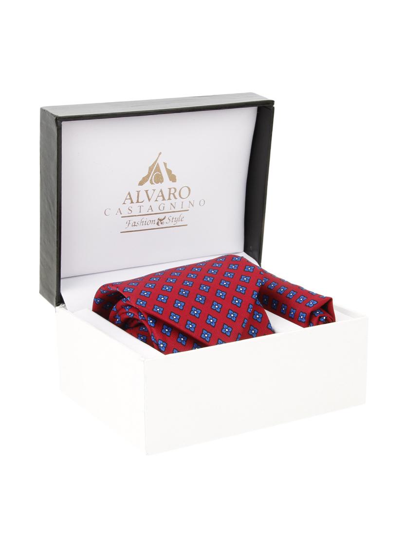 maroon & blue polyester tie - 12523180 - Zoom Image - 4