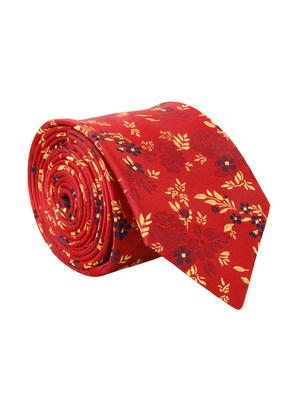red polyester tie - 12523193 - Standard Image - 2