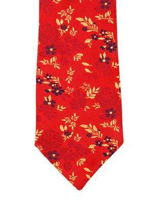red polyester tie - 12523193 - Standard Image - 3