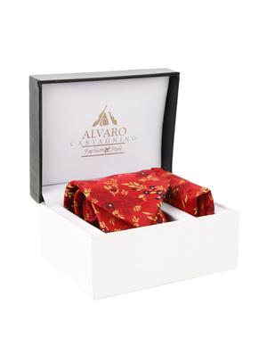 red polyester tie - 12523193 - Standard Image - 4