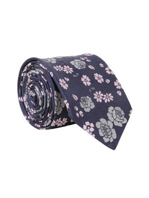 black & pink polyester tie - 12523194 - Standard Image - 2
