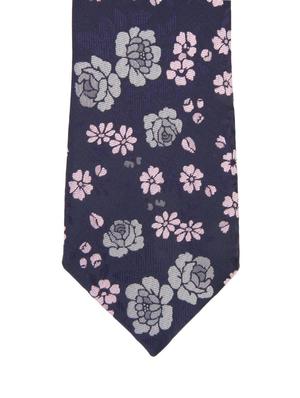 black & pink polyester tie - 12523194 - Standard Image - 3