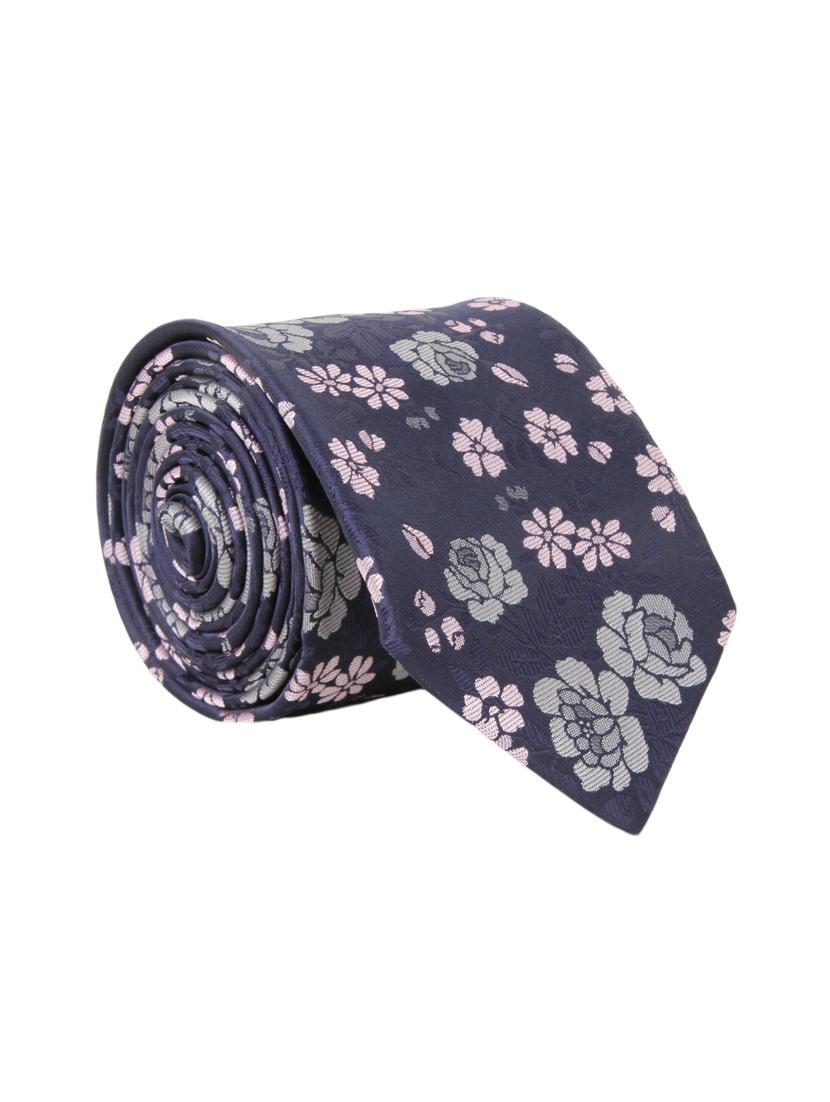 black & pink polyester tie - 12523194 - Zoom Image - 2
