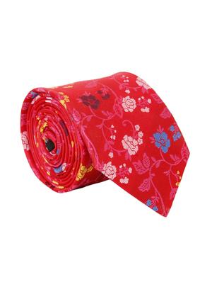 red polyester tie - 12523201 - Standard Image - 2