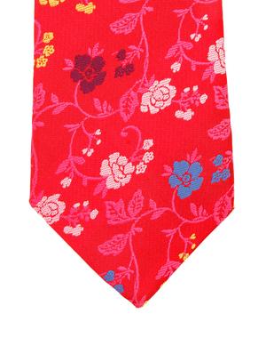 red polyester tie - 12523201 - Standard Image - 3