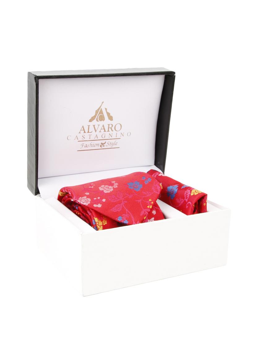 red polyester tie - 12523201 - Zoom Image - 4