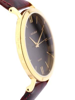 red genuine leather analogue watch - 1252854 - Standard Image - 3