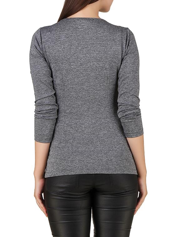 cowl neck knitted top - 12546923 - Zoom Image - 3