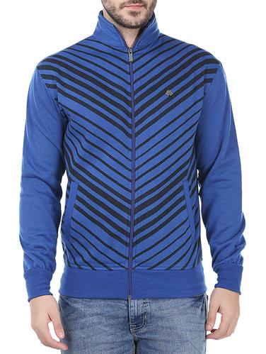 blue cotton sweatshirt - 12547080 - Very Small Image - 1