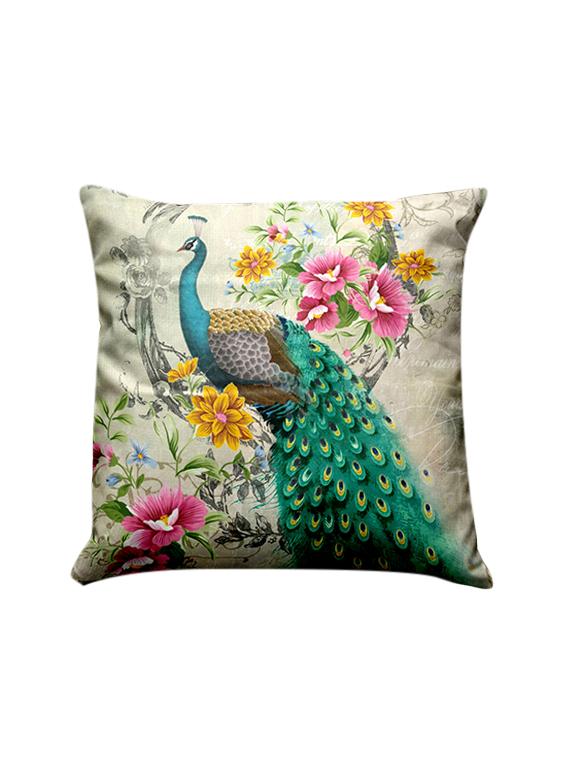 bianca set of 3 exotic peacock print cushion covers - 12552283 - Zoom Image - 2