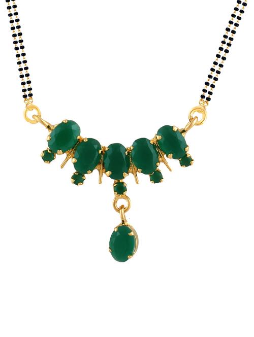green gold plated pendant - 12553220 - Standard Image - 1