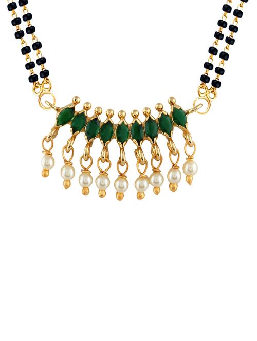 green gold plated pendant - 12553225 - Standard Image - 1