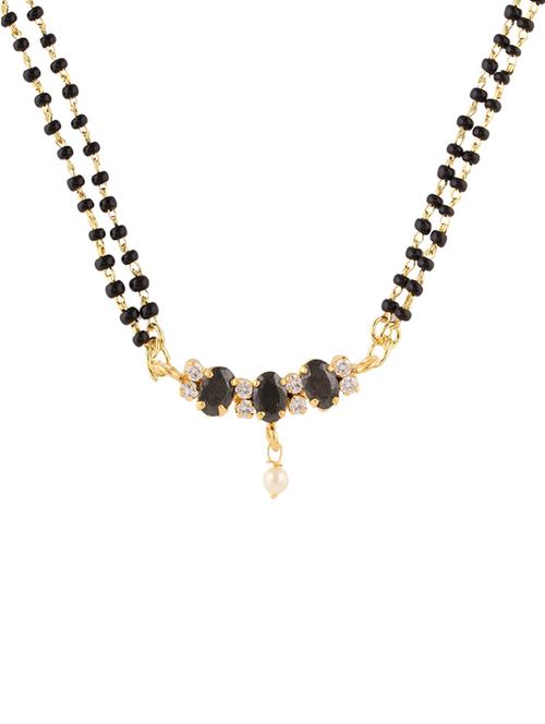 black gold plated pendant - 12553238 - Standard Image - 1