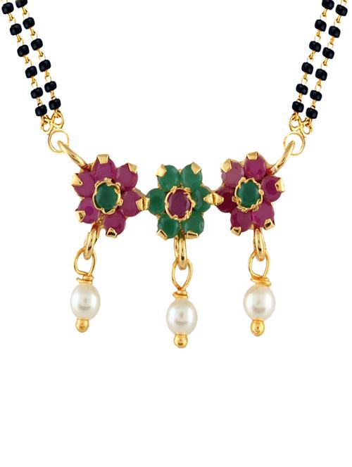 multi gold plated pendant - 12553273 - Standard Image - 1