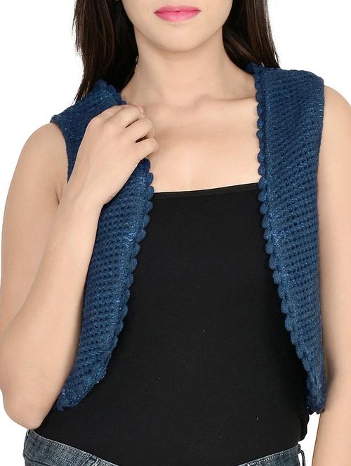 blue denim shrug - 12555187 - Very Small Image - 1