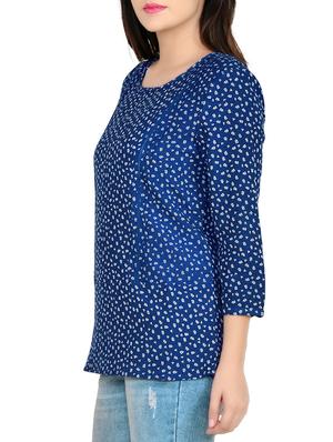 blue cotton top - 12555259 - Standard Image - 2