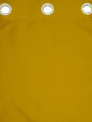 lushomes gold dupion silk curtain with 6 plastic eyelets (pack of 2 pcs) for windows - 12555420 - Standard Image - 2