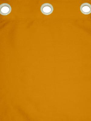 lushomes yellow dupion silk curtain with 6 plastic eyelets (pack of 2 pcs) for windows - 12555424 - Standard Image - 2