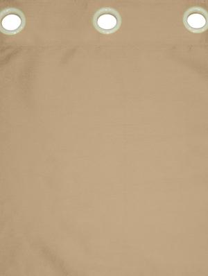 lushomes cream dupion silk curtain with 6 plastic eyelets (pack of 2 pcs) for windows - 12555427 - Standard Image - 2