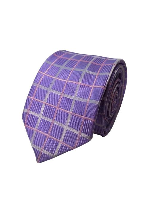 purple micro fiber tie - 12557115 - Standard Image - 1