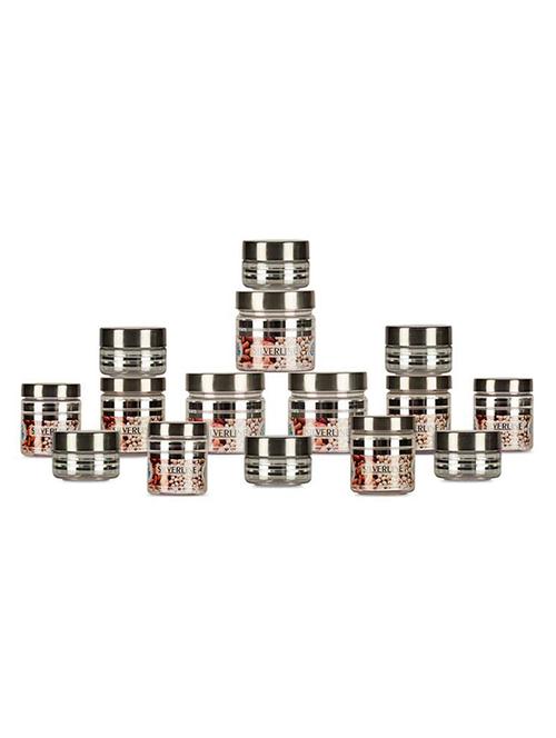 g-pet silver line container - pack of 15 -
50ml (6 pcs), 100ml (3 pcs), 200 ml (3 pcs), 300 ml (3 pcs) - 12558916 - Standard Image - 1