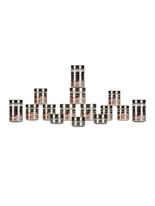 g-pet silver line container - pack of 15 -
50 ml (3 pcs), 100 ml (3 pcs), 200 ml (3 pcs), 300 ml (3 pcs), 450 ml (3 pcs) - 12559329 - Standard Image - 1