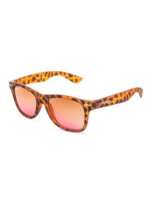 orange printed wayfarer sunglasses with polycarbonate lens - 1256012 - Standard Image - 2