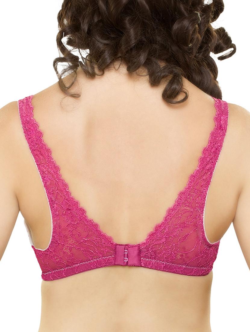 floral laced t-shirt bra - 12561970 - Zoom Image - 3