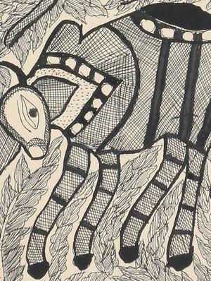 imithila lord krishna with his favorite cow (65 x 27 cms) - 12564001 - Standard Image - 4