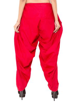 pink & black cotton patiyala salwar (set of 2) - 12569265 - Standard Image - 7