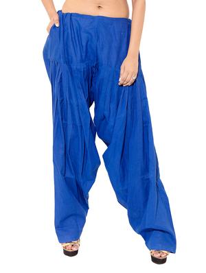 green & blue cotton patiyala salwar (set of 2) - 12569299 - Standard Image - 5