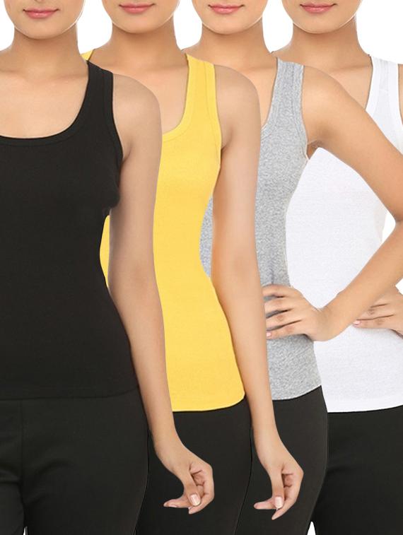 set of 4 multicolored cotton tees - 12576864 - Zoom Image - 1