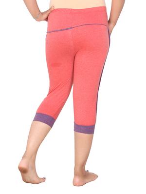 orange cotton capri - 12578914 - Standard Image - 3
