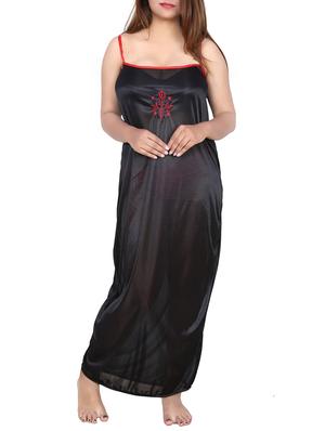 red satin gown set - 12578994 - Standard Image - 4