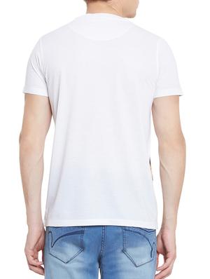 multi colored polyester front print tshirt - 12579602 - Standard Image - 3