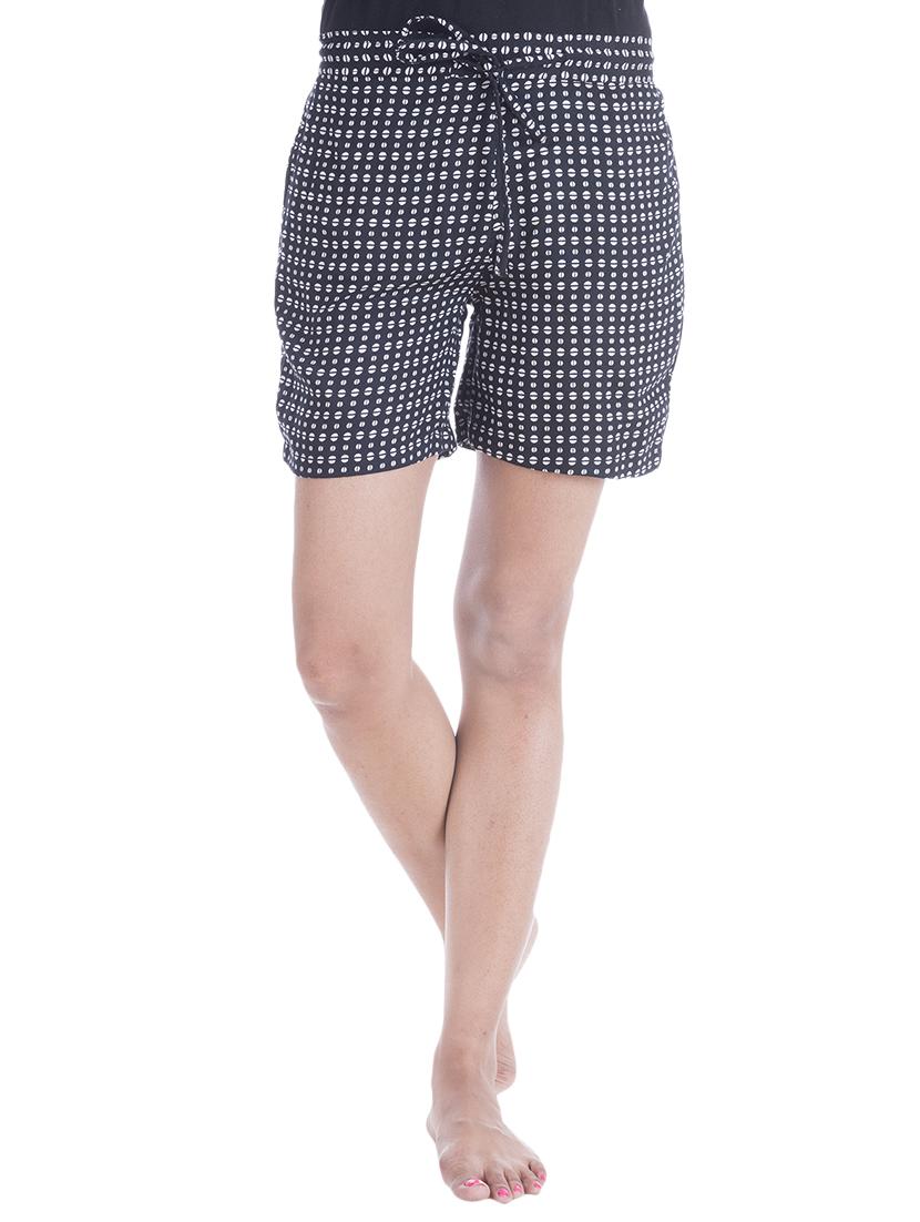 black rayon short - 12580337 - Zoom Image - 1