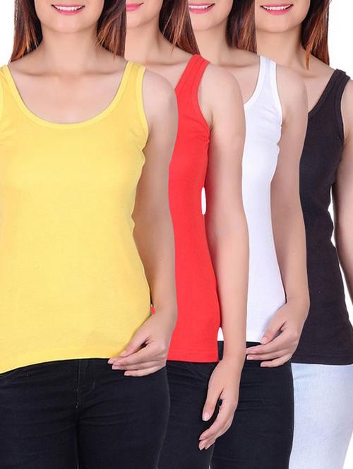 set of 4 camisoles - 12580572 - Standard Image - 1