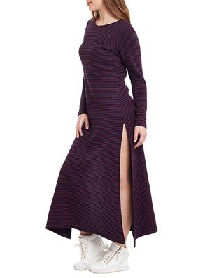 navy blue jersey maxi dress - 12581185 - Standard Image - 2