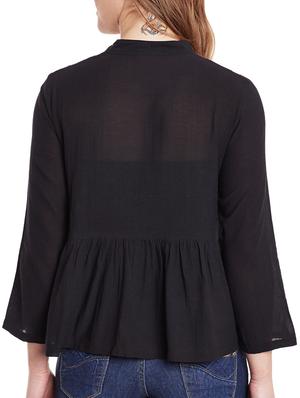 black cotton top - 12581192 - Standard Image - 3