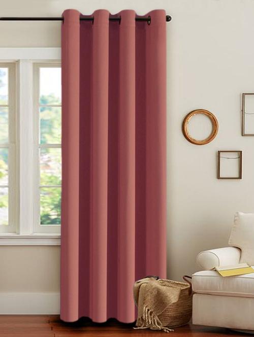 american-elm pack of 1 two sided strawberrypink color room darkening blackout curtains (4.5 x 5 ft) - 12581307 - Standard Image - 1