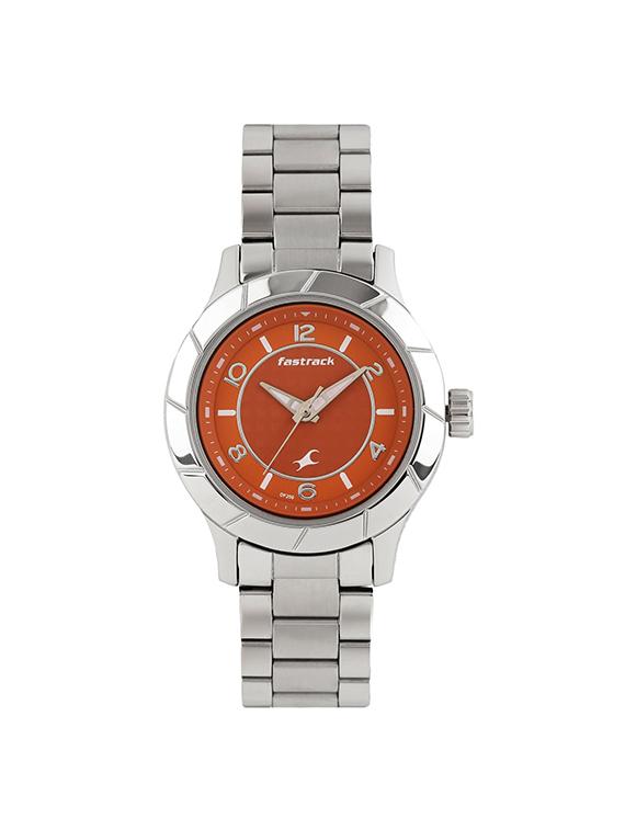 fastrack orange dial analog watch for women-6139sm02 - 12583590 - Zoom Image - 1