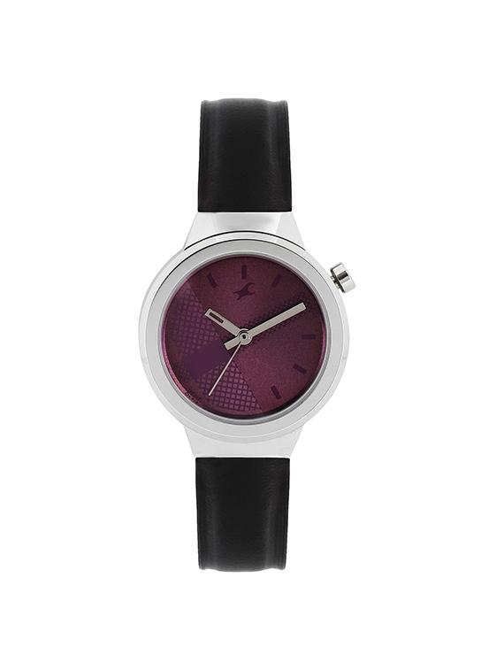 fastrack girls leather analog purple watches 6149sl01 - 12583592 - Zoom Image - 1