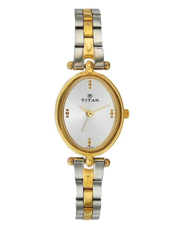 titan karishma silver dial analog women's watch - 2418bm01 - 12583637 - Zoom Image - 1